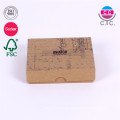 hochwertige billige Recycling-Kraftpapier-Box für Zubehör